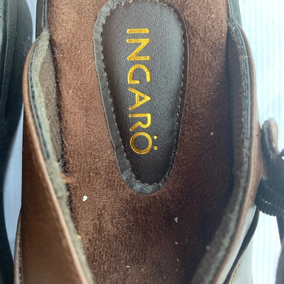 Ingaro Brown Women's Clogs Slip-on 6.5 Shoes - Picture 3 of 7